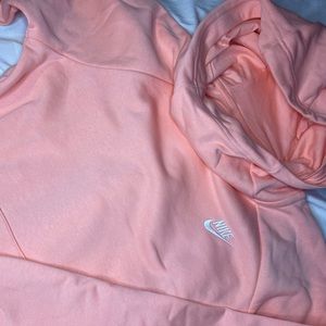 PINK NIKE HOODIE